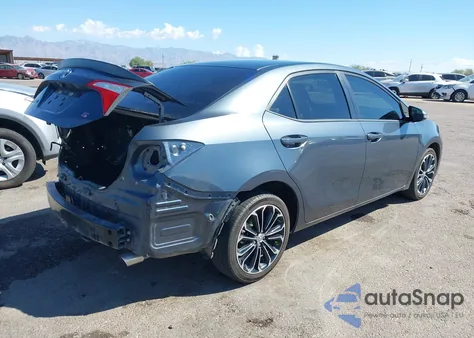 2015 Toyota Corolla S Plus из США, поврежденный, VIN 5YFBURHE0FP343911